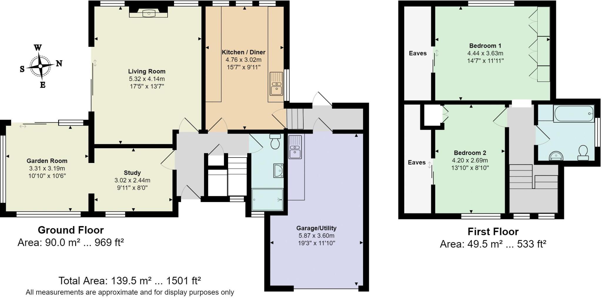 Broomhill, Chagford floorplan