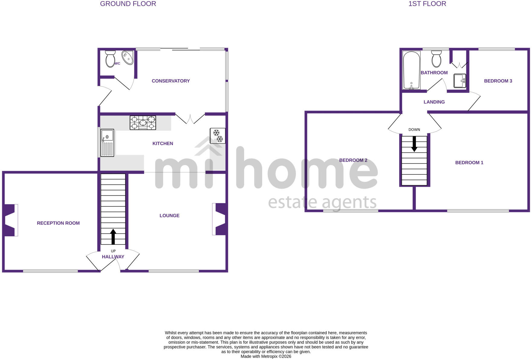 West View, Wesham, Preston, PR4 floorplan