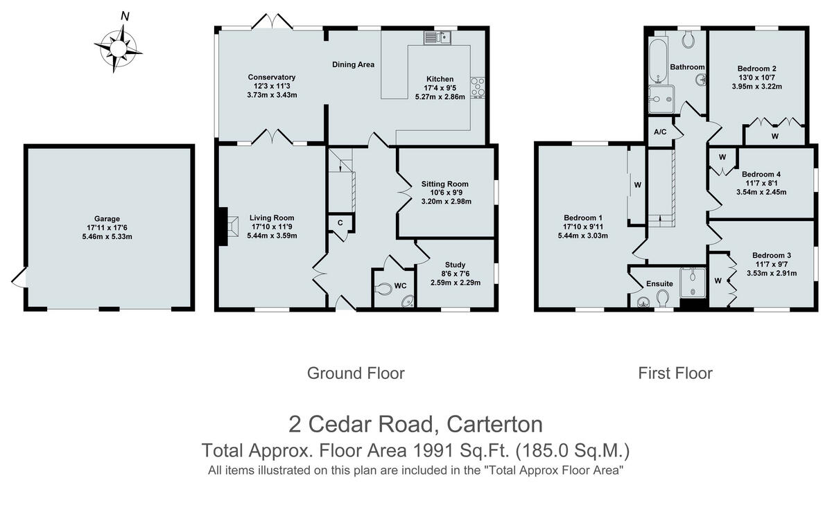 Cedar Road, Carterton, OX18 floorplan
