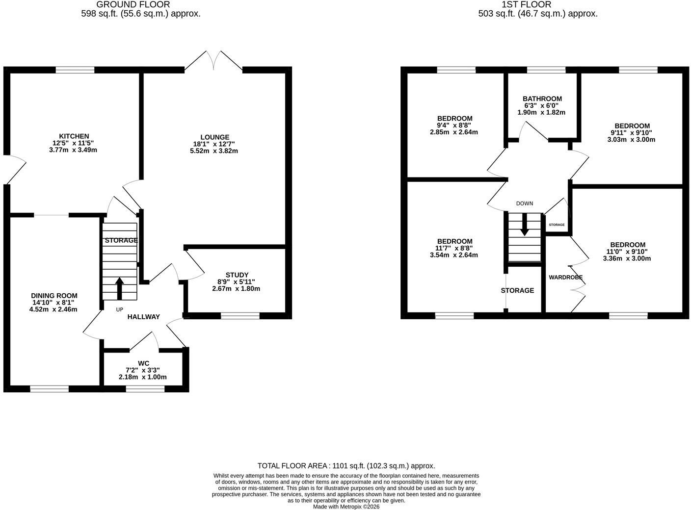 Churchill Avenue, Wellingborough floorplan