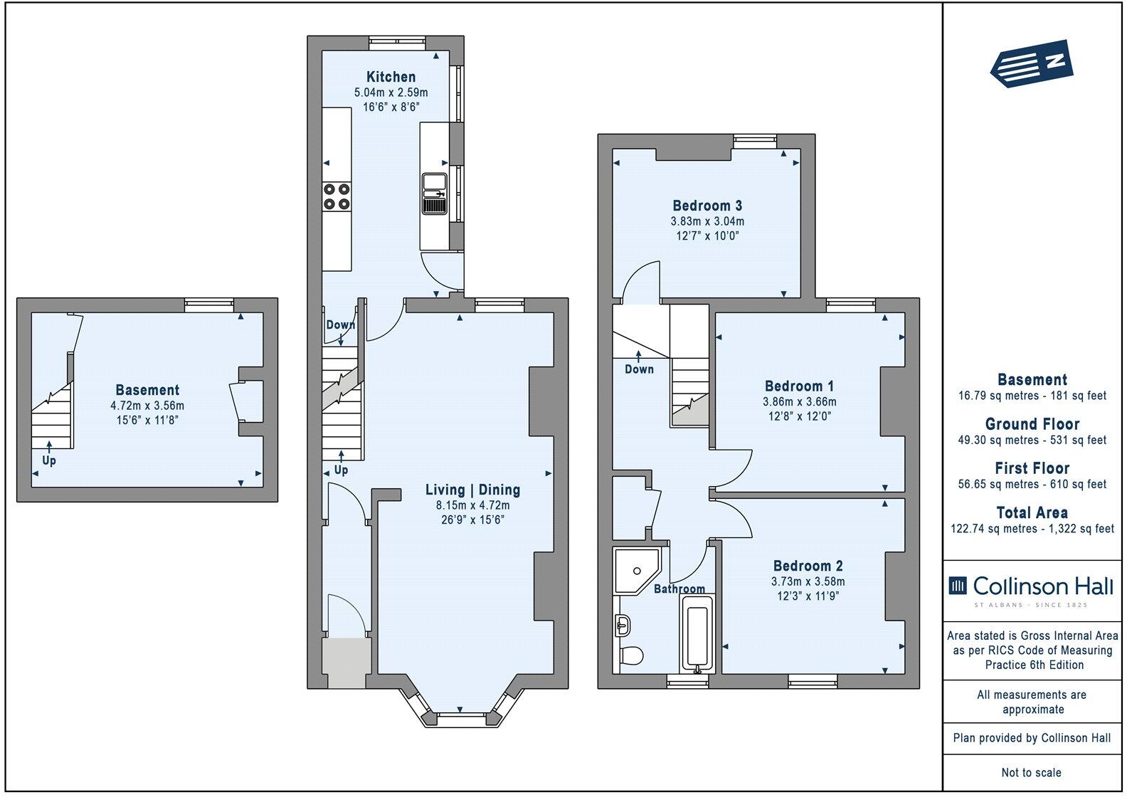 Liverpool Road, St. Albans, Hertfordshire, AL1 floorplan