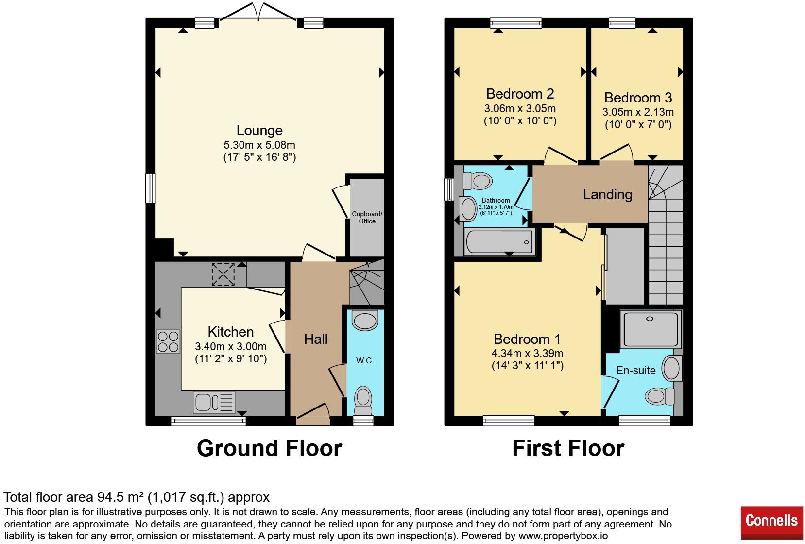 Harvest Mews, Coxheath, Maidstone floorplan