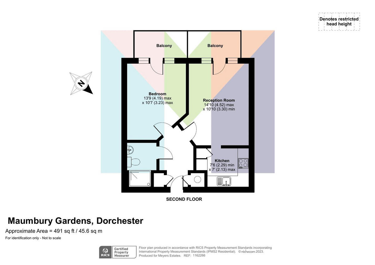3 Maumbury Gardens, Dorchester, DT1 1 floorplan
