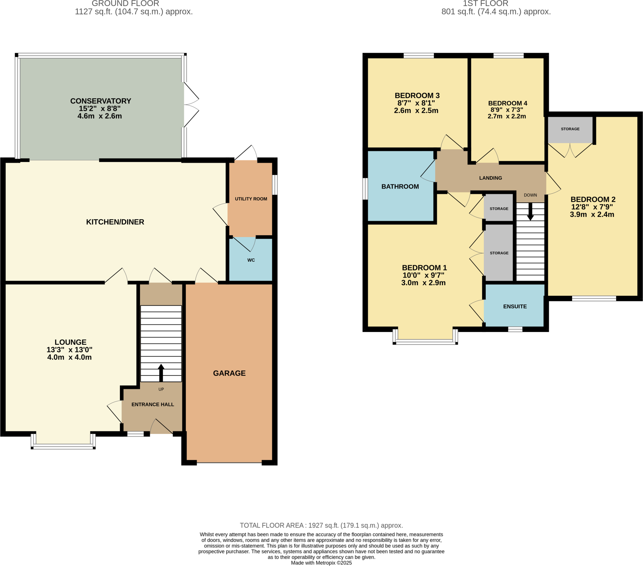 Summerfields, Sible Hedingham, Halstead floorplan