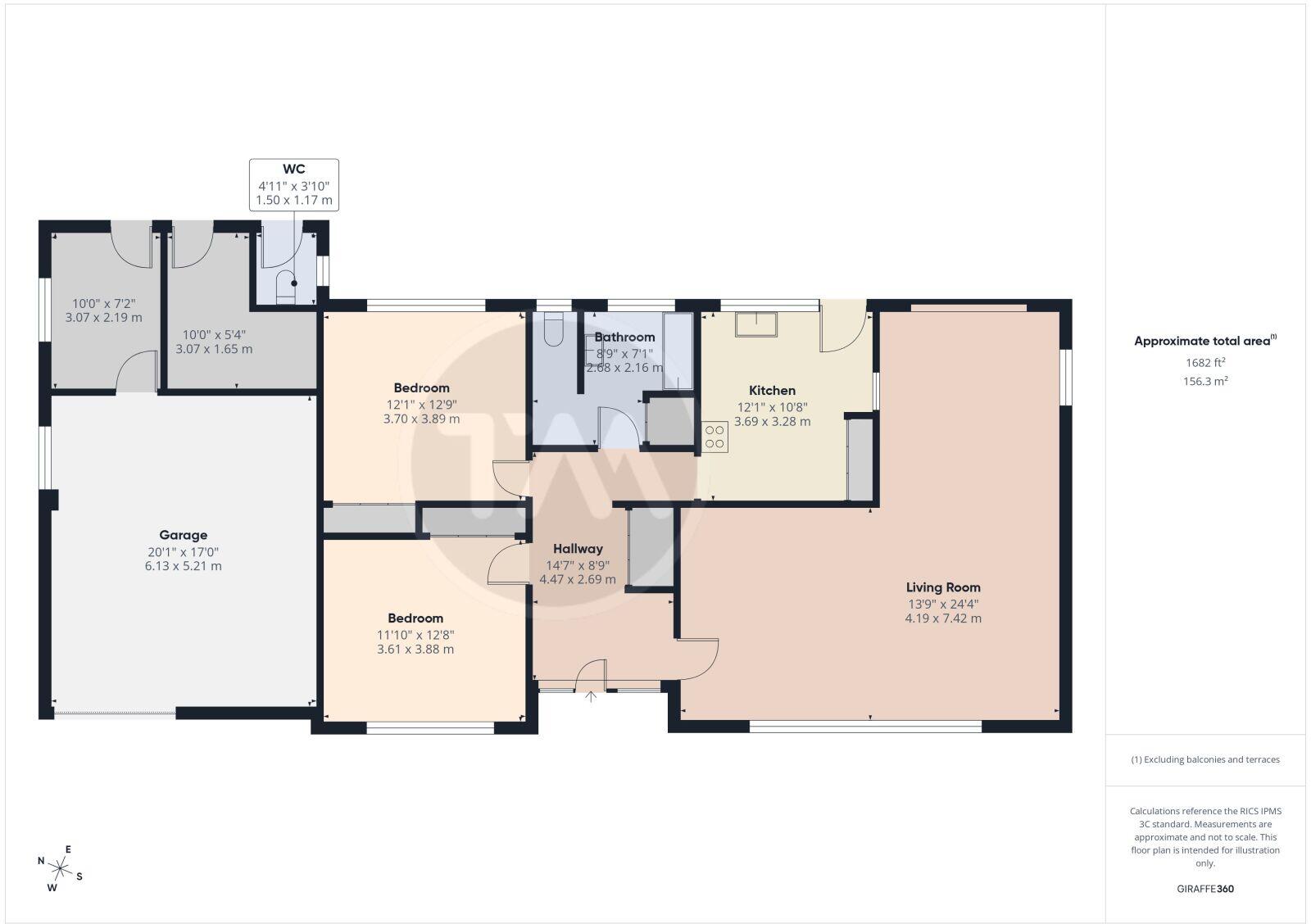 Glatton Road, Sawtry, Huntingdon, Cambridgeshire, PE28 floorplan