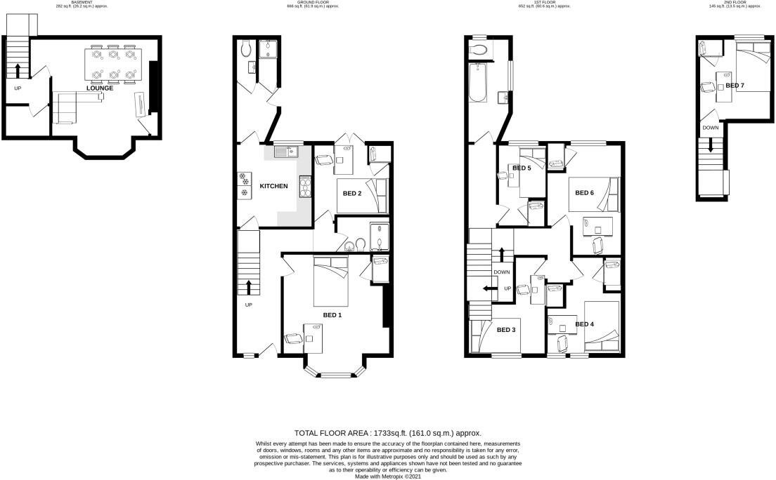 Britannia Road North, Portsmouth, PO5 floorplan