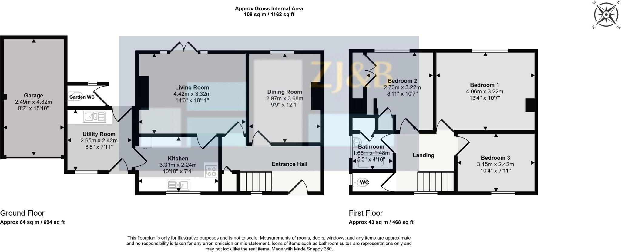 Whitchurch Road, Harlescott, Shrewsbury, SY1 4EZ floorplan