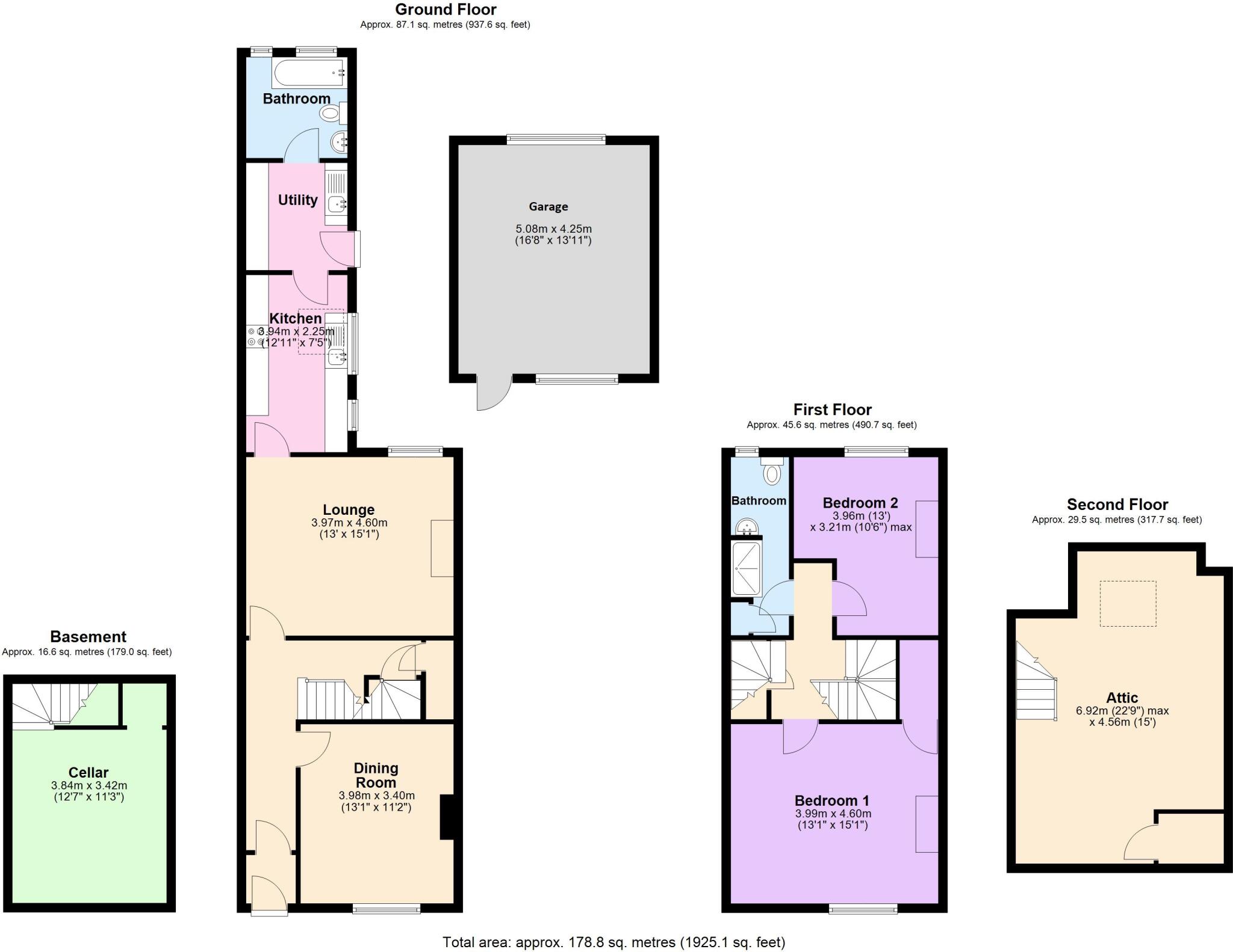 Lee Crescent, Edgbaston, Birmingham floorplan