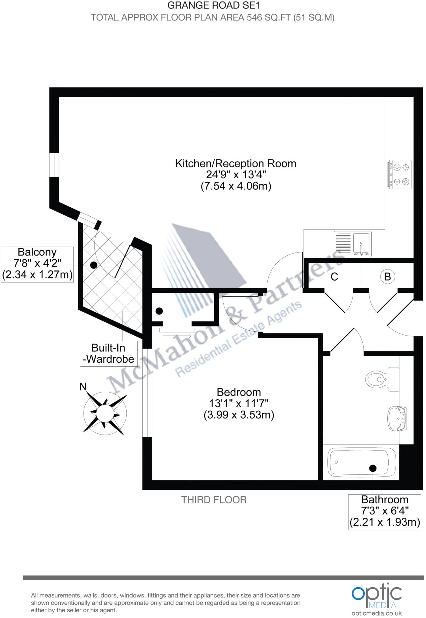 177 Grange Road, London, SE1 floorplan