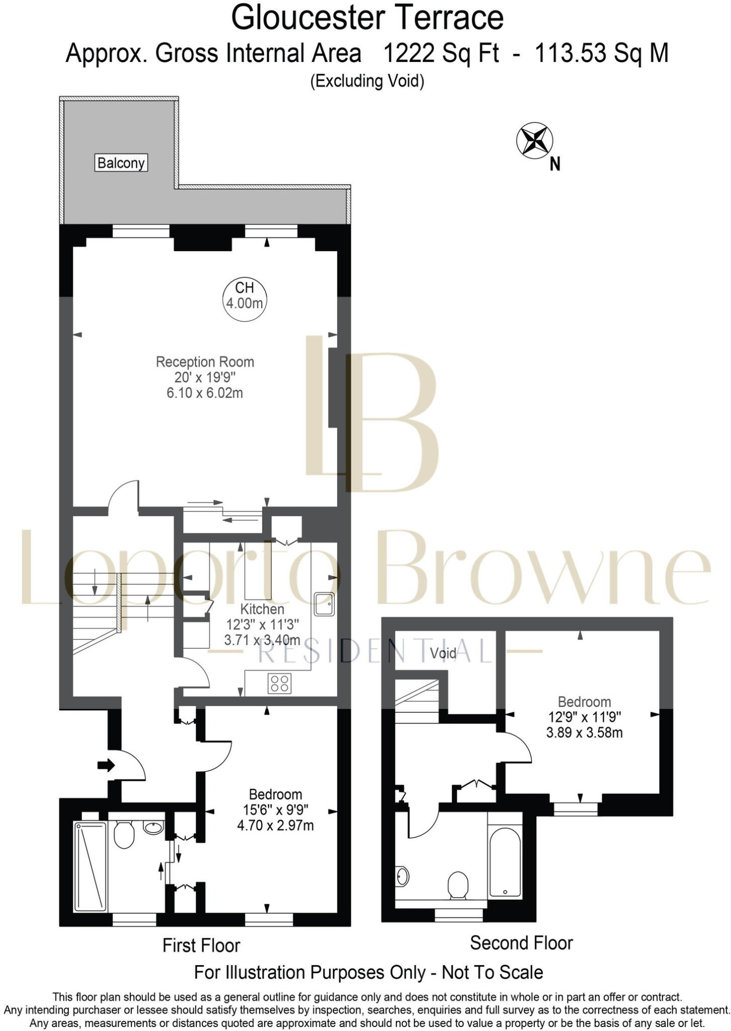 Gloucester Terrace, W2 floorplan