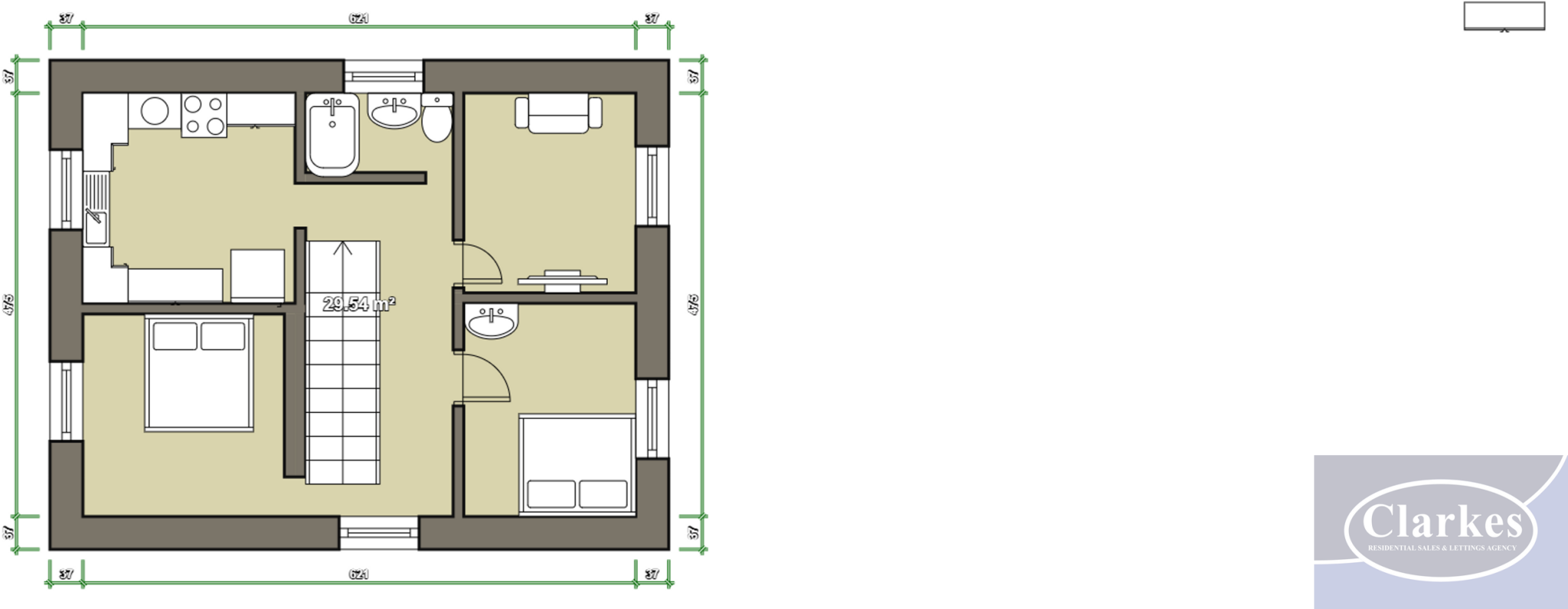 FFF 60A Castle Road, Bournemouth floorplan