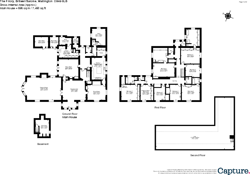 Britwell Salome, Watlington floorplan