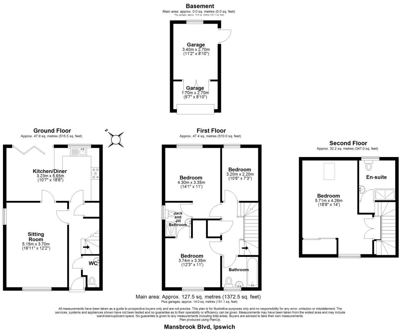 Mansbrook Boulevard, Ipswich floorplan