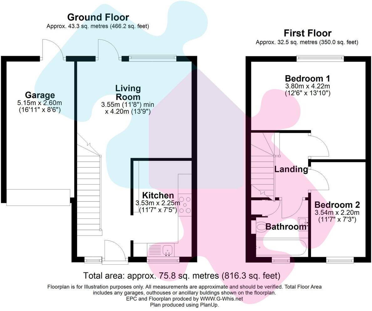 Caernarvon, FRIMLEY, GU16 floorplan