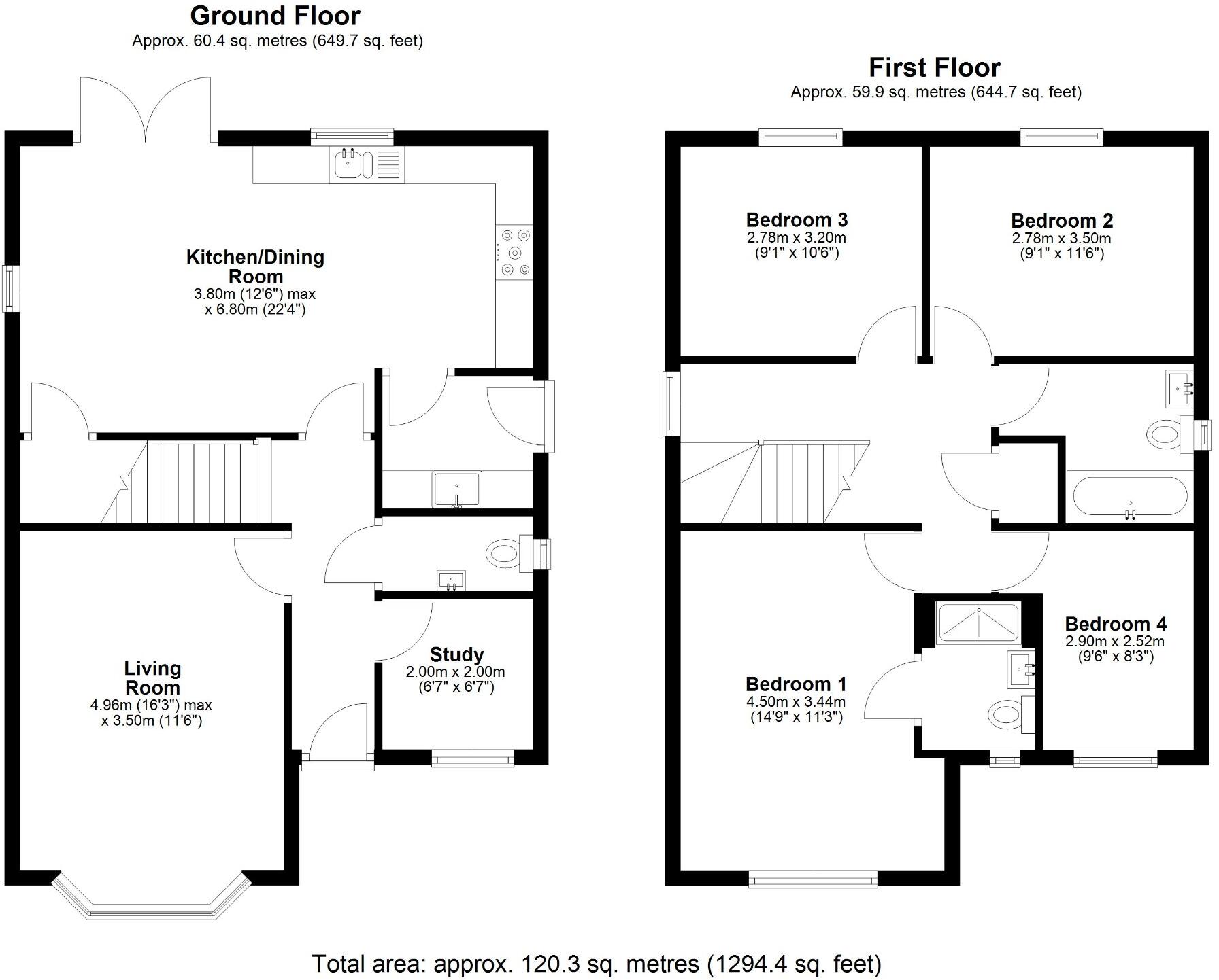 Horseshoe Crescent, Wellesbourne, Warwick floorplan
