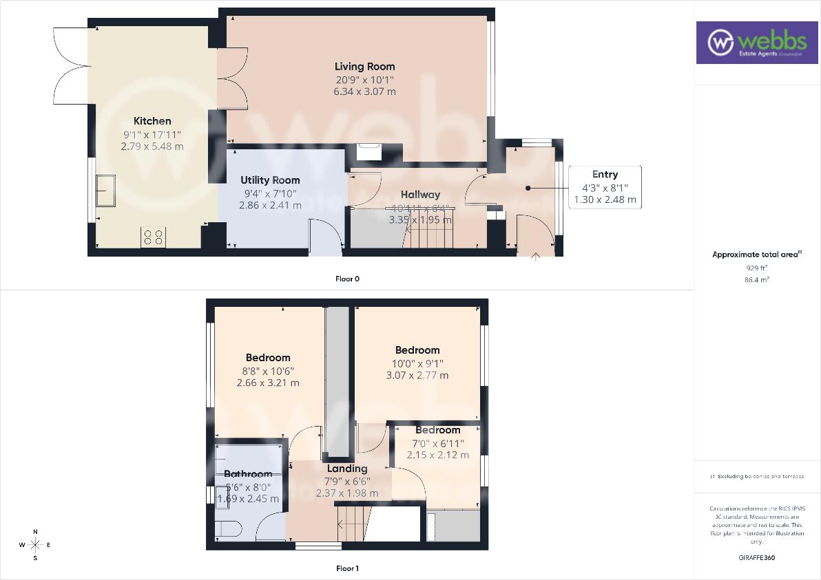 Walsh Crescent, Croydon floorplan