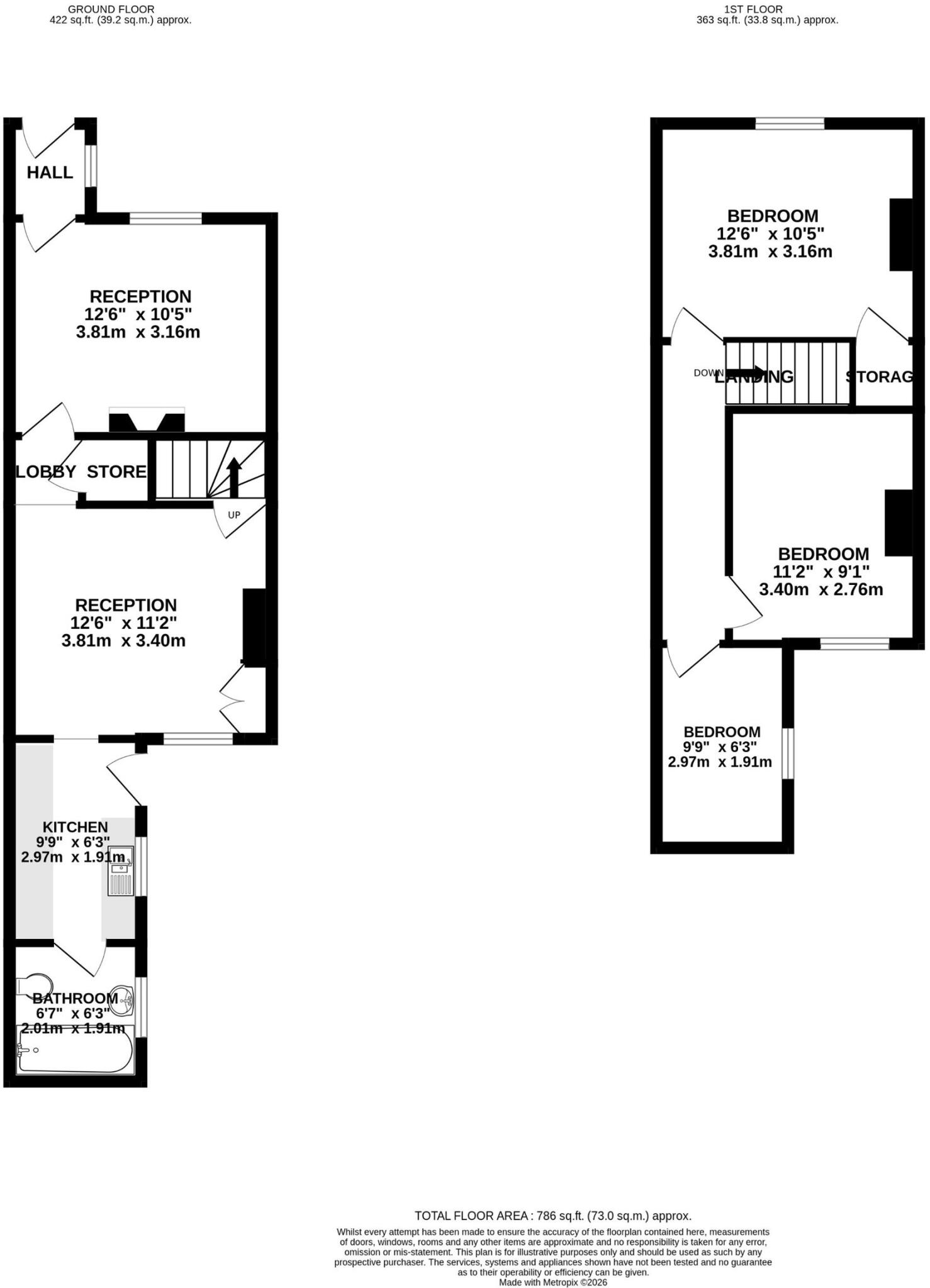 Woods Lane, Burton-On-Trent, DE15 floorplan