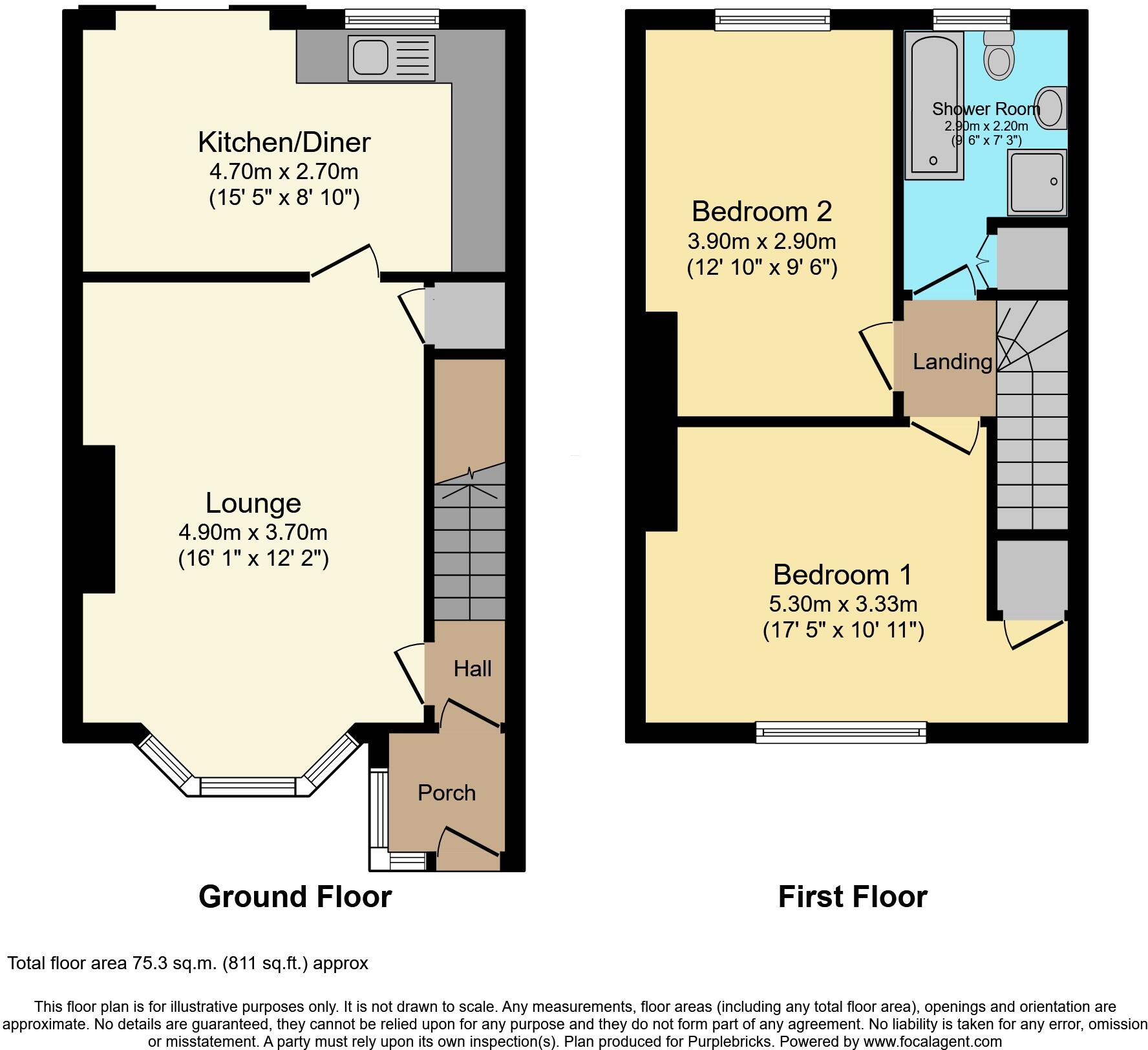 Ripon Road, Birmingham, B14 floorplan