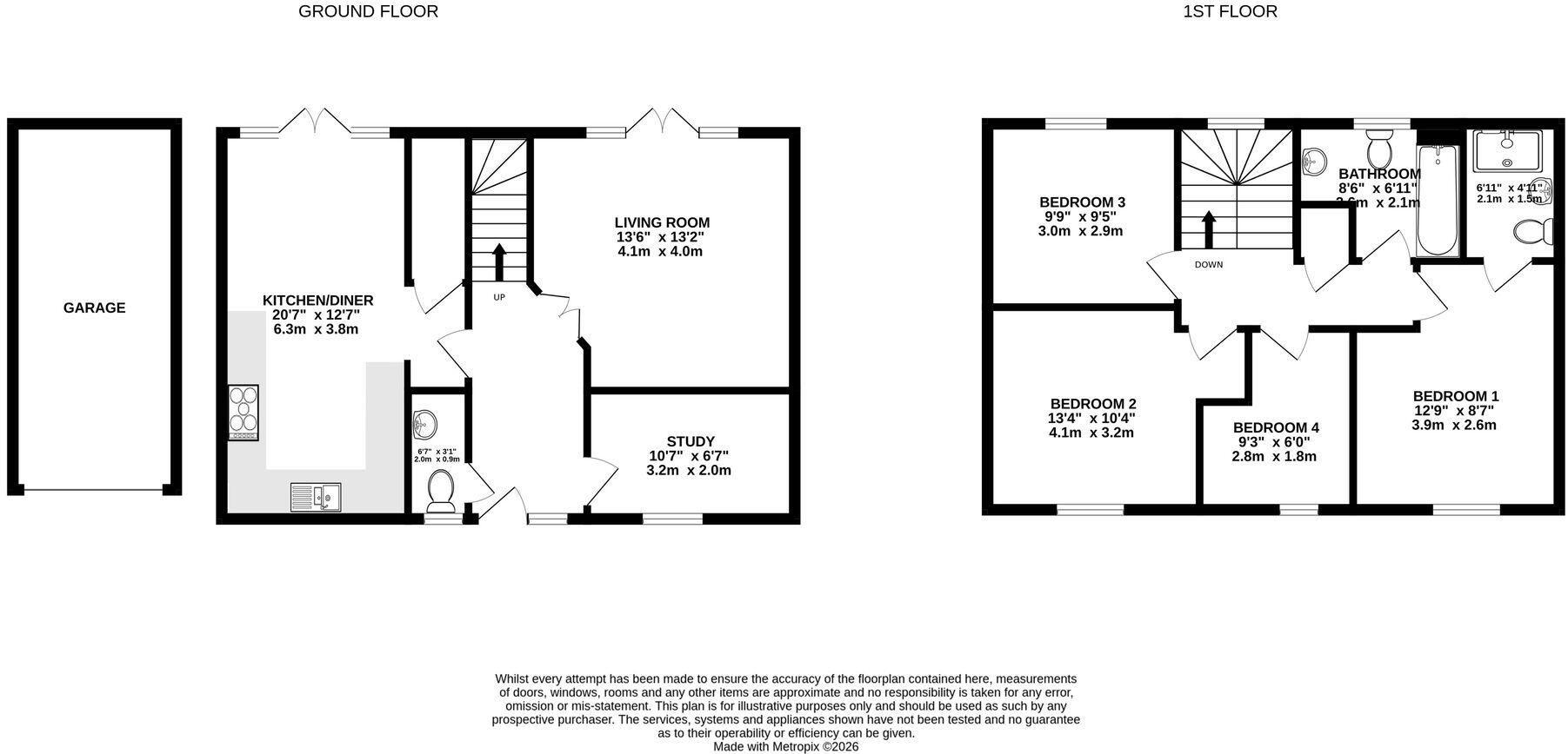 Byrne Avenue, Church Crookham, GU52 floorplan