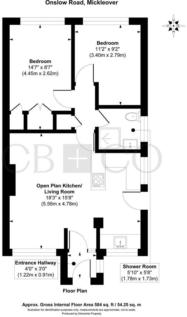 Onslow Road, Mickleover, Derby floorplan