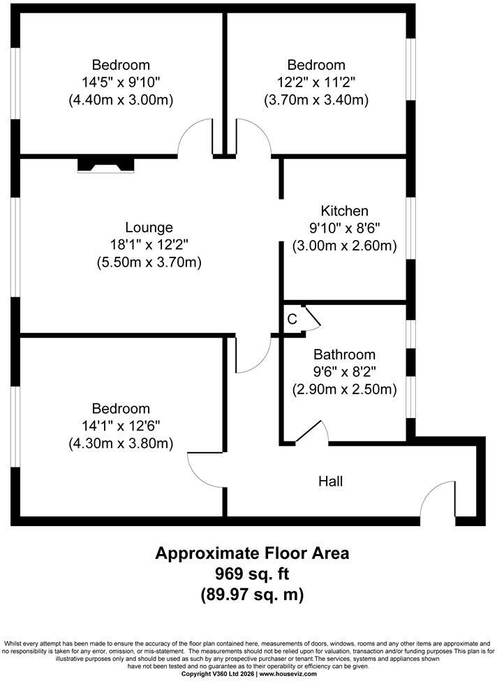 Meeching Place, Newhaven floorplan