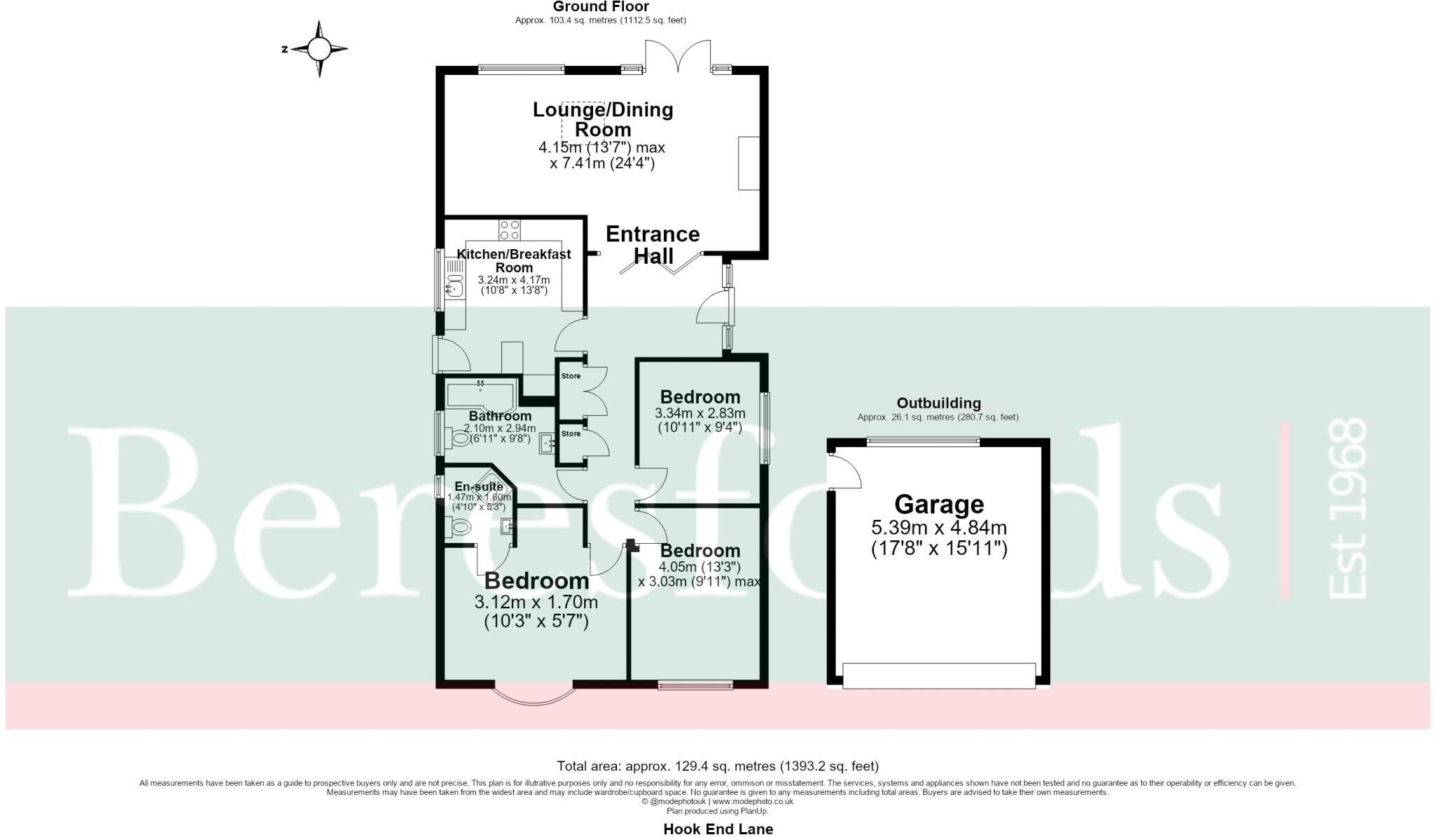 Hook End Lane, Hook End, CM15 floorplan