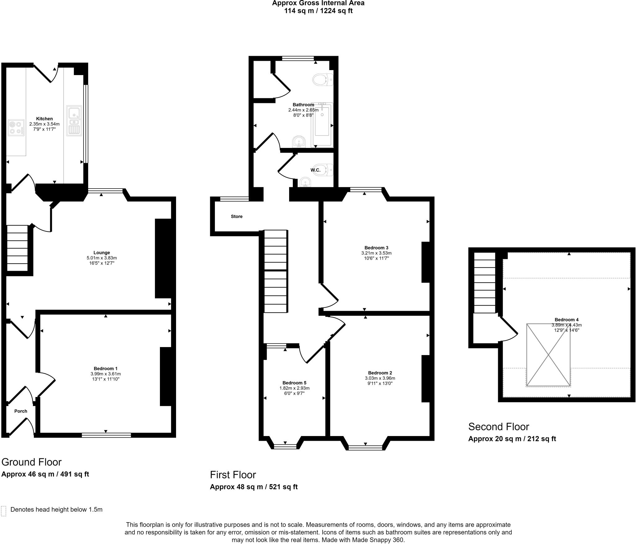 Railway Cottages floorplan