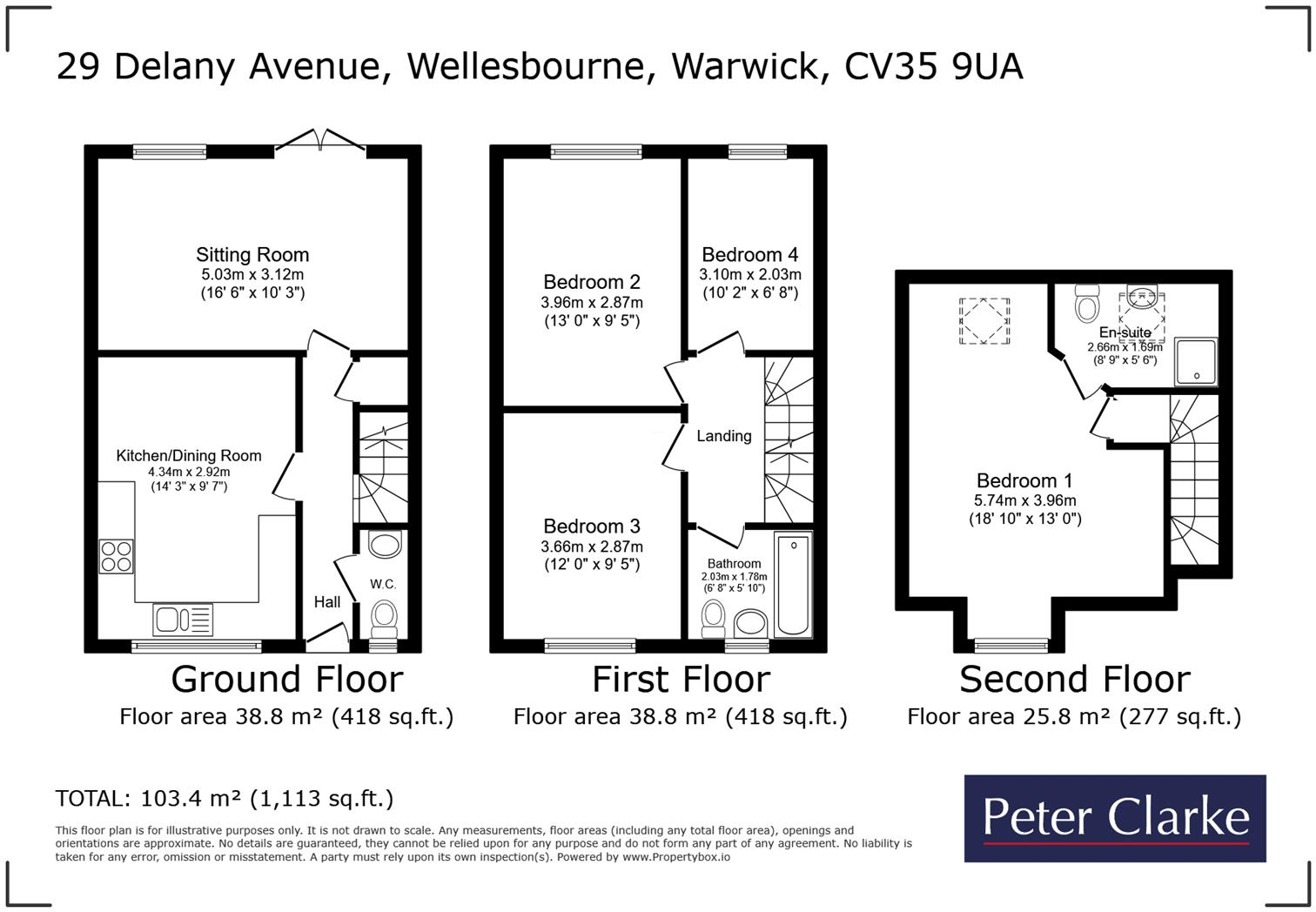 Delany Avenue, Wellesbourne floorplan