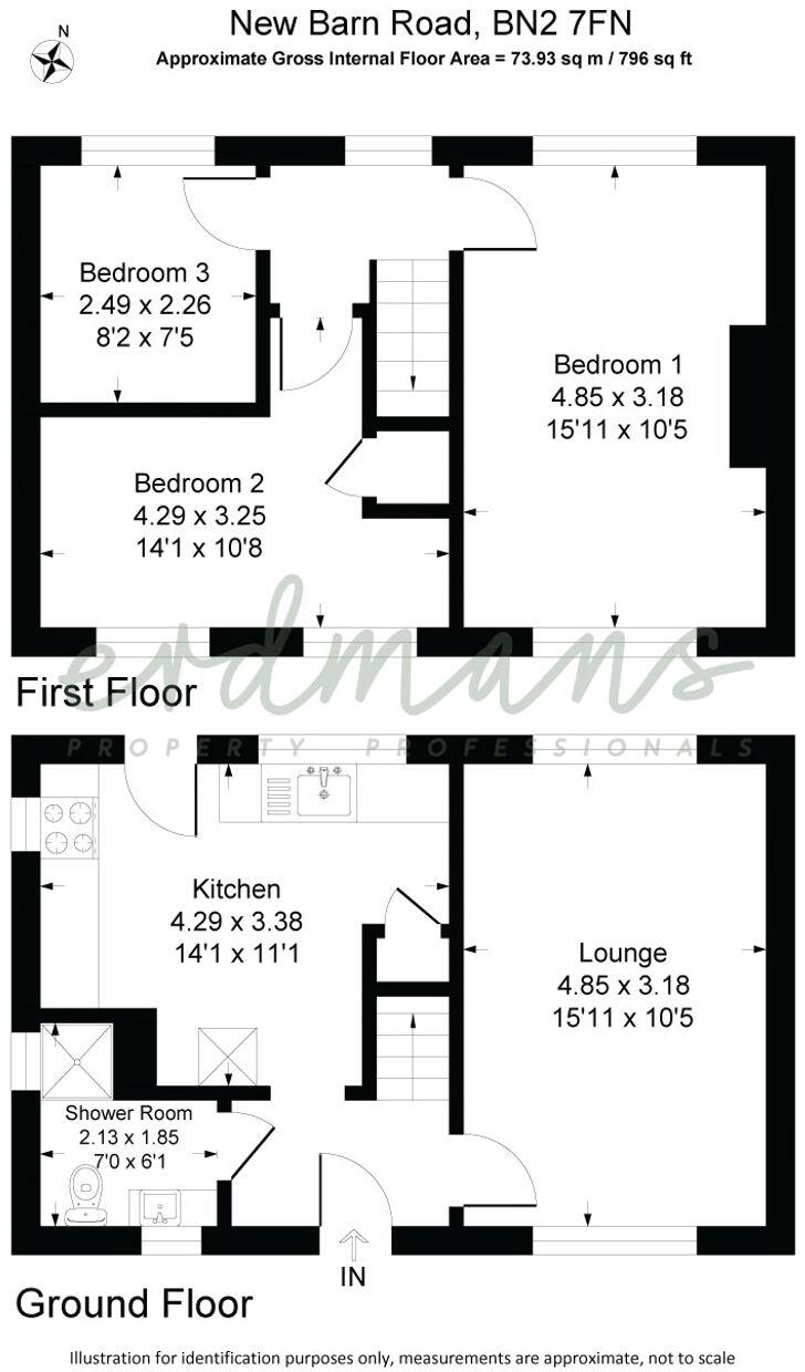 New Barn Road, Rottingdean, BN2 floorplan
