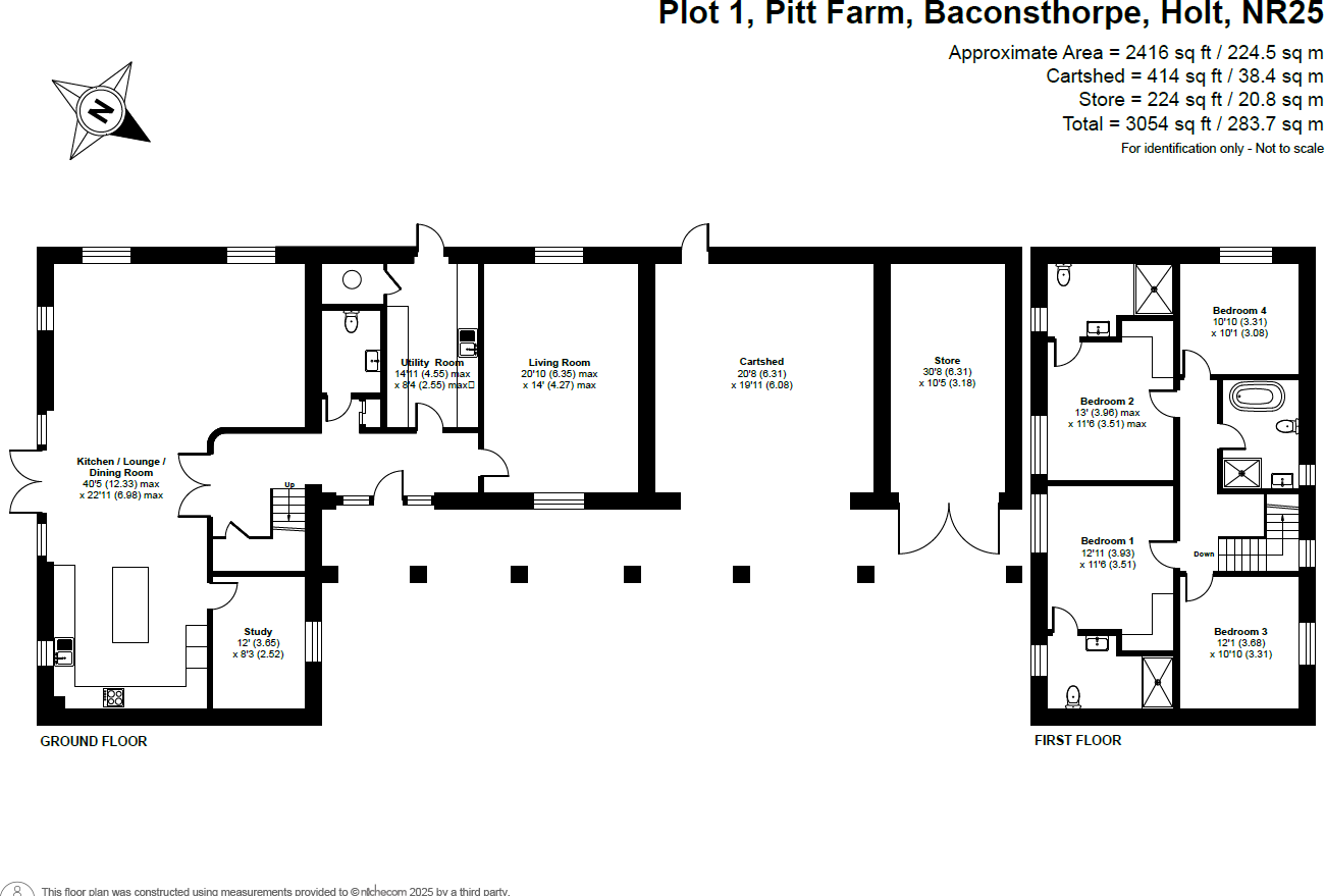 Chestnut House, Pitt Farm, Baconsthorpe, Holt, NR25 floorplan