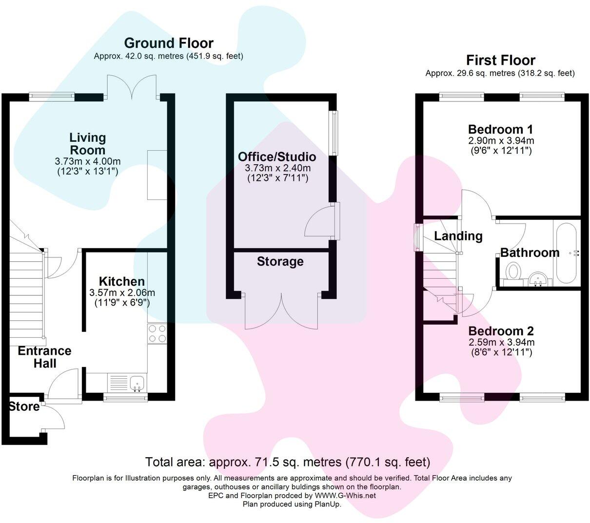 Albert Road, BAGSHOT, GU19 floorplan