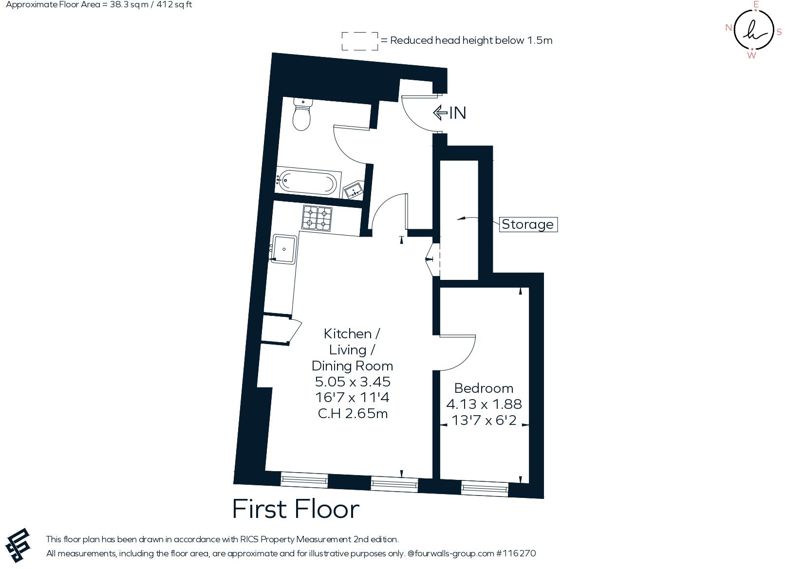 South Lambeth Road Lambeth SW8 floorplan