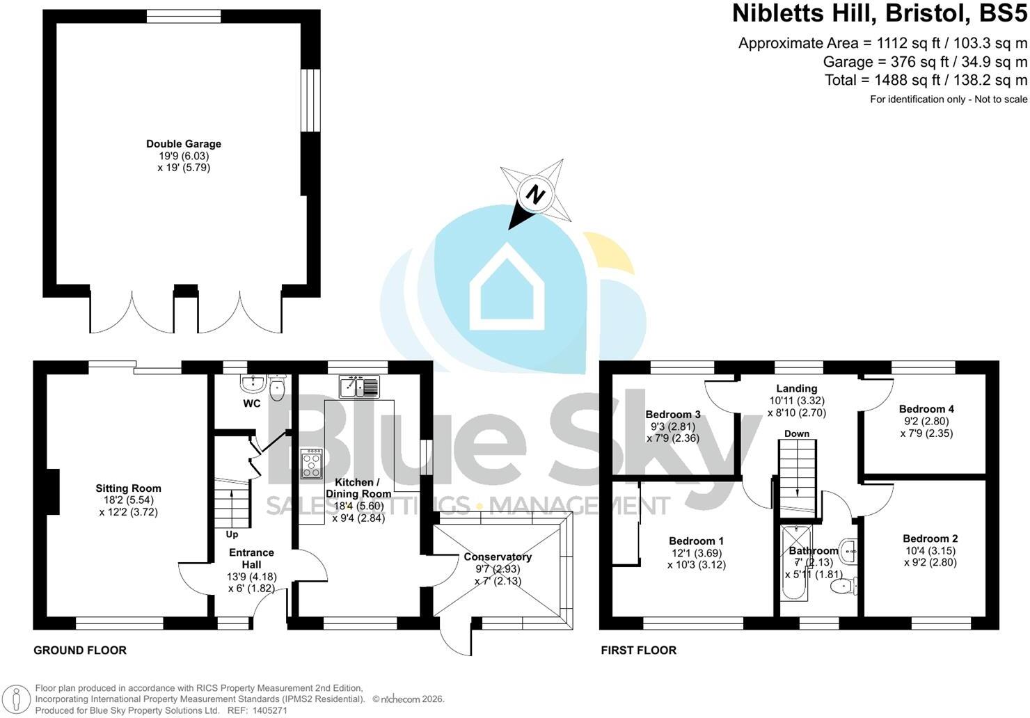 Nibletts Hill, St George, Bristol floorplan