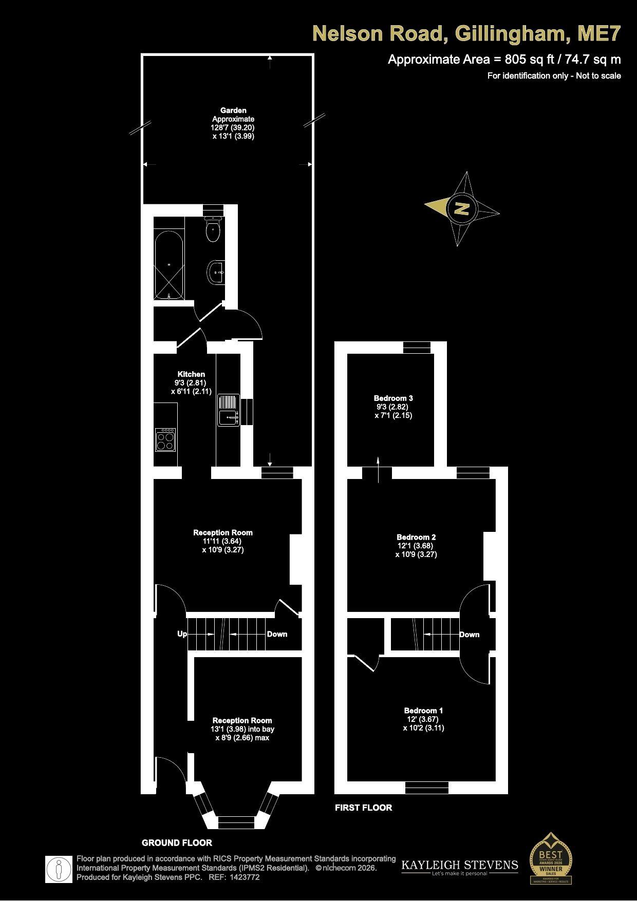 Nelson Road, Gillingham floorplan