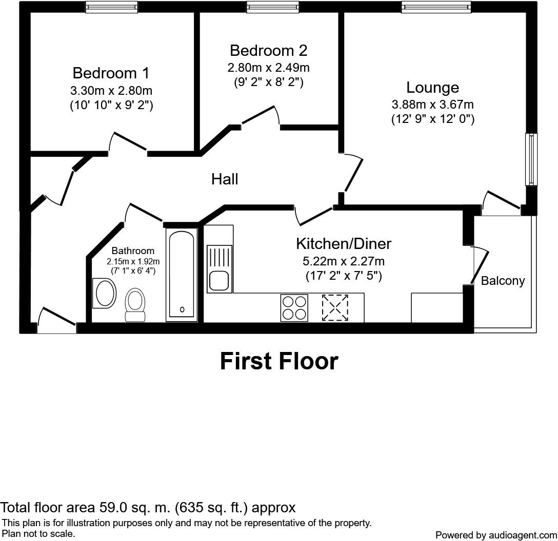 Nightingale Way, Catterall, Preston, PR3 floorplan