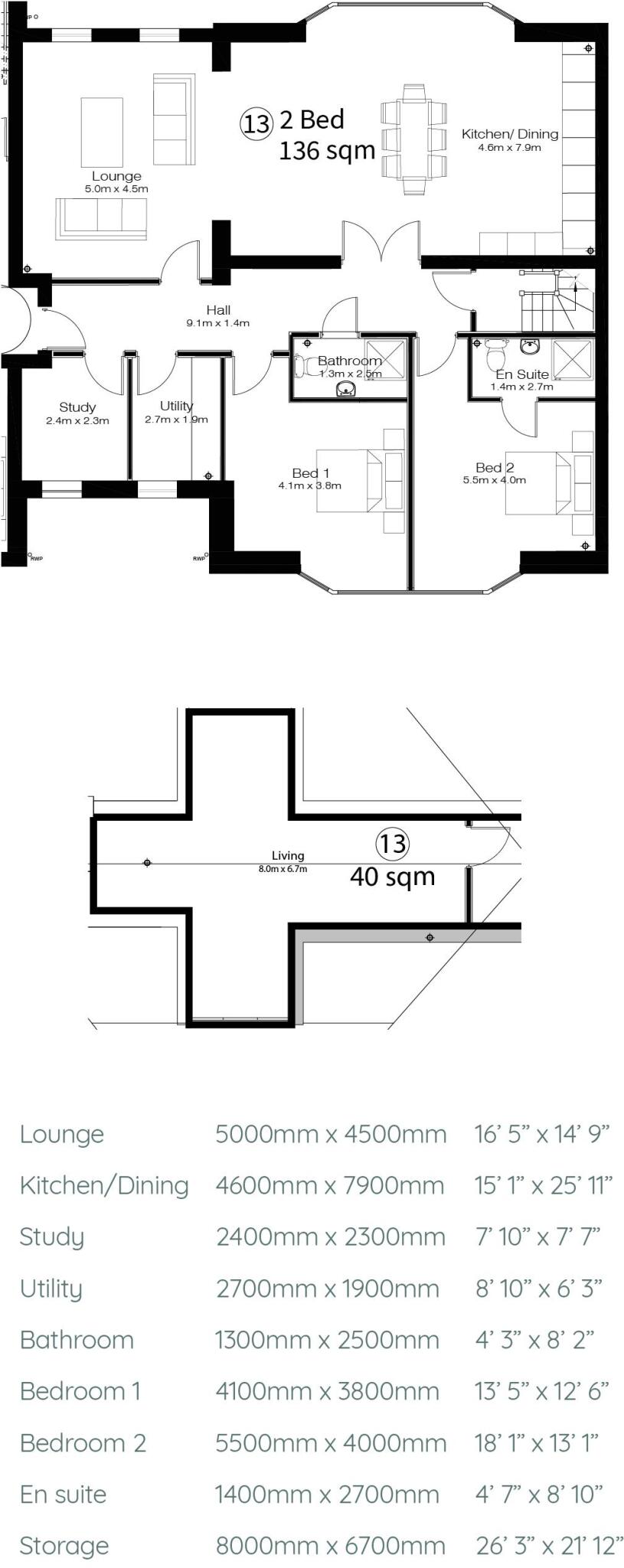 Wordsworth House, 2 Belle Vue Road, Swanage floorplan