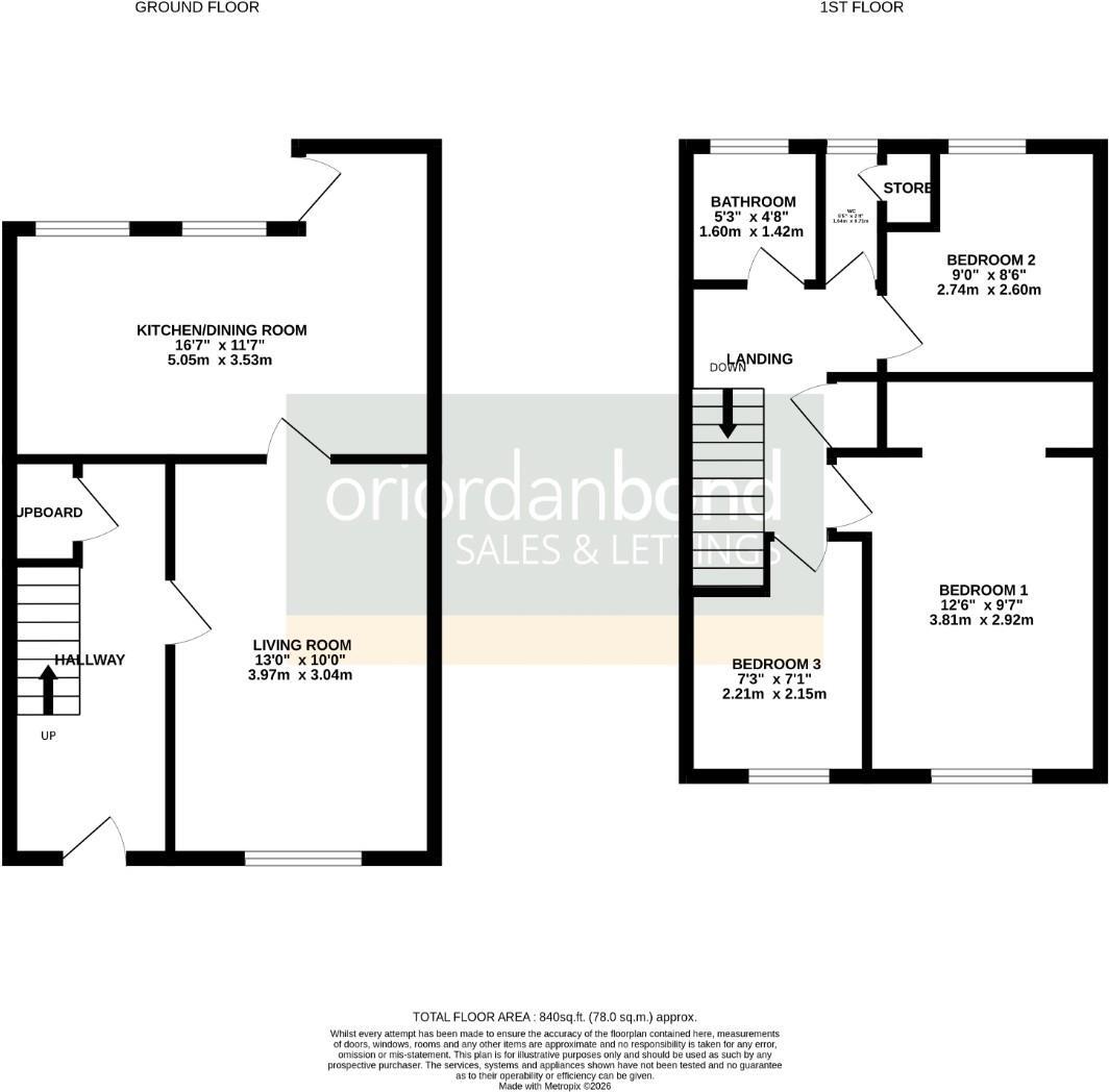 The Briars, Briar Hill, Northampton NN4 floorplan