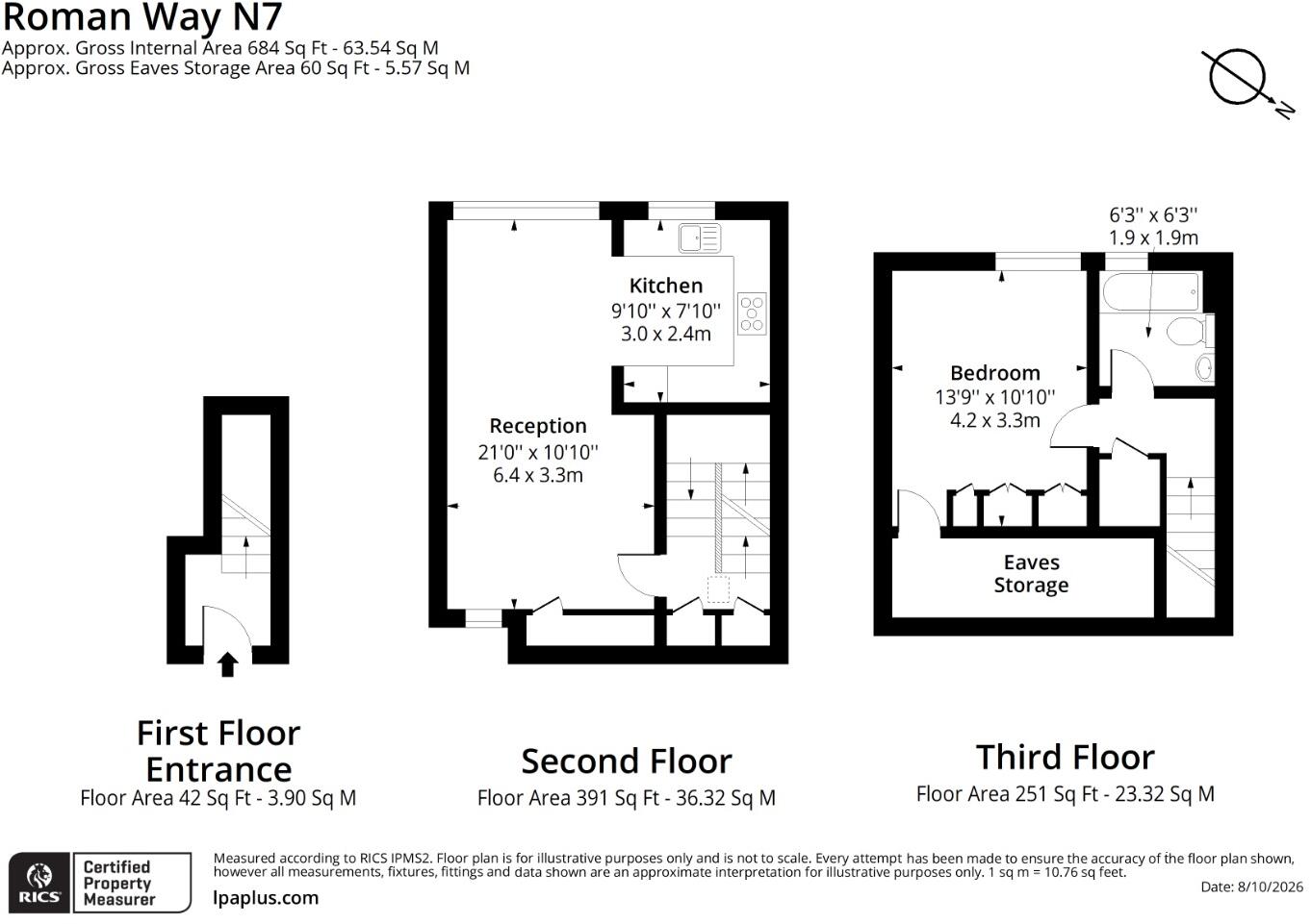 Roman Way, Highbury, London, N7 floorplan