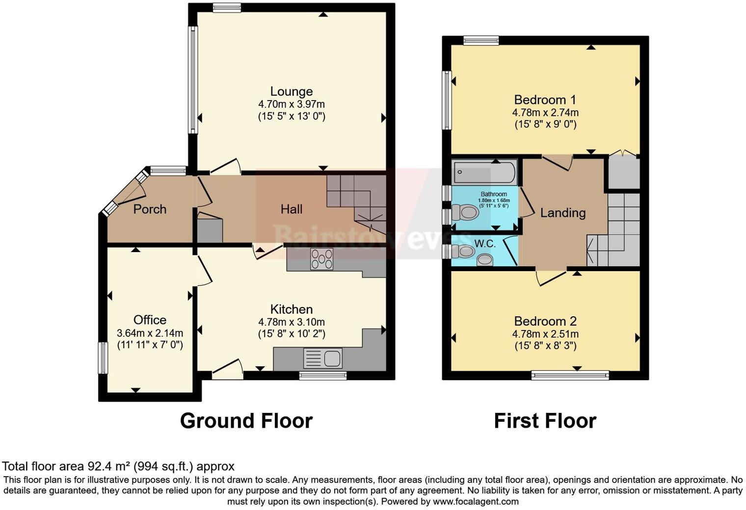 Langham Crescent, Billericay, Essex, CM12 floorplan