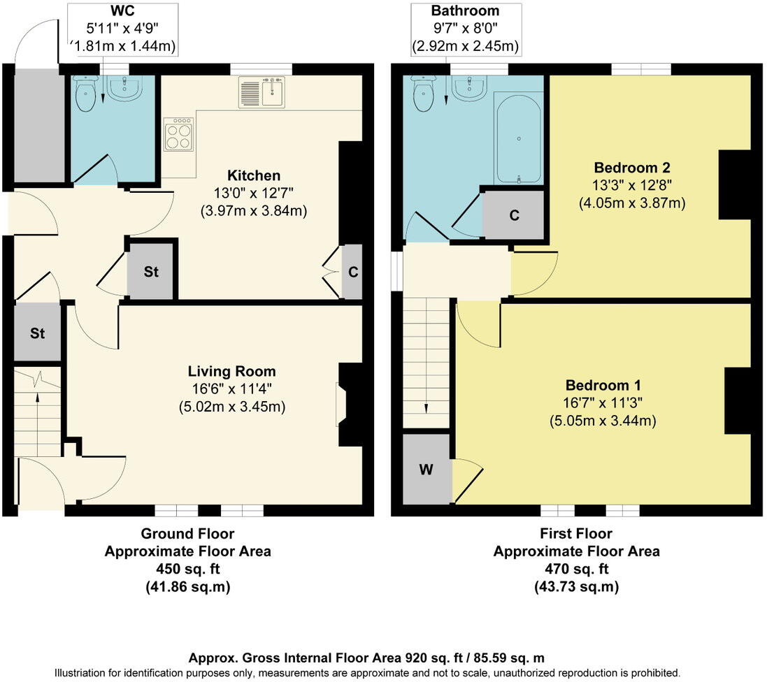 Taylor Grove, Methley, Leeds LS26 floorplan