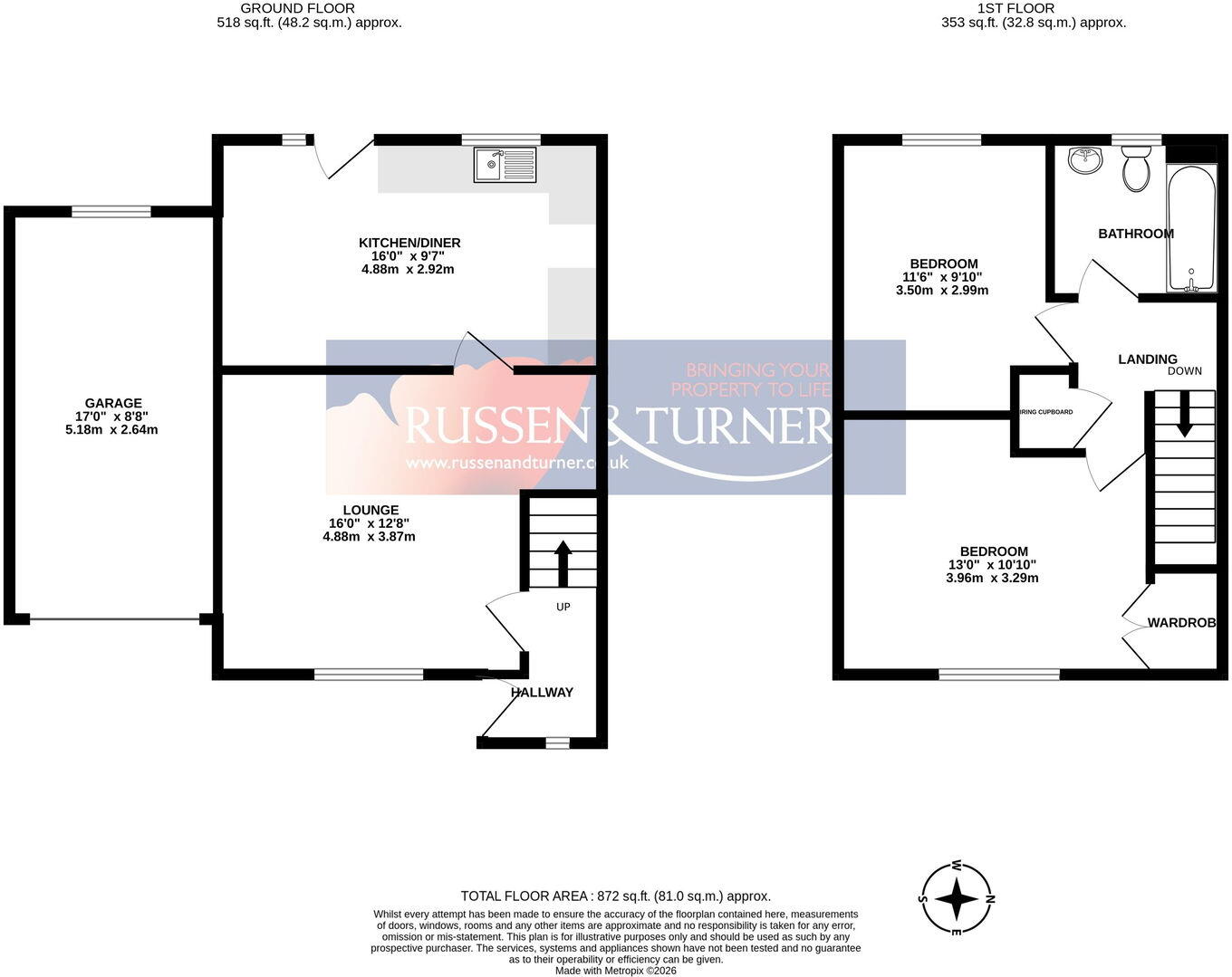 Ideal first home on Cedar Way in Gayton floorplan