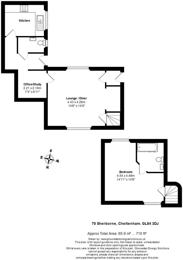 70 Sherborne, GL54 3DJ floorplan