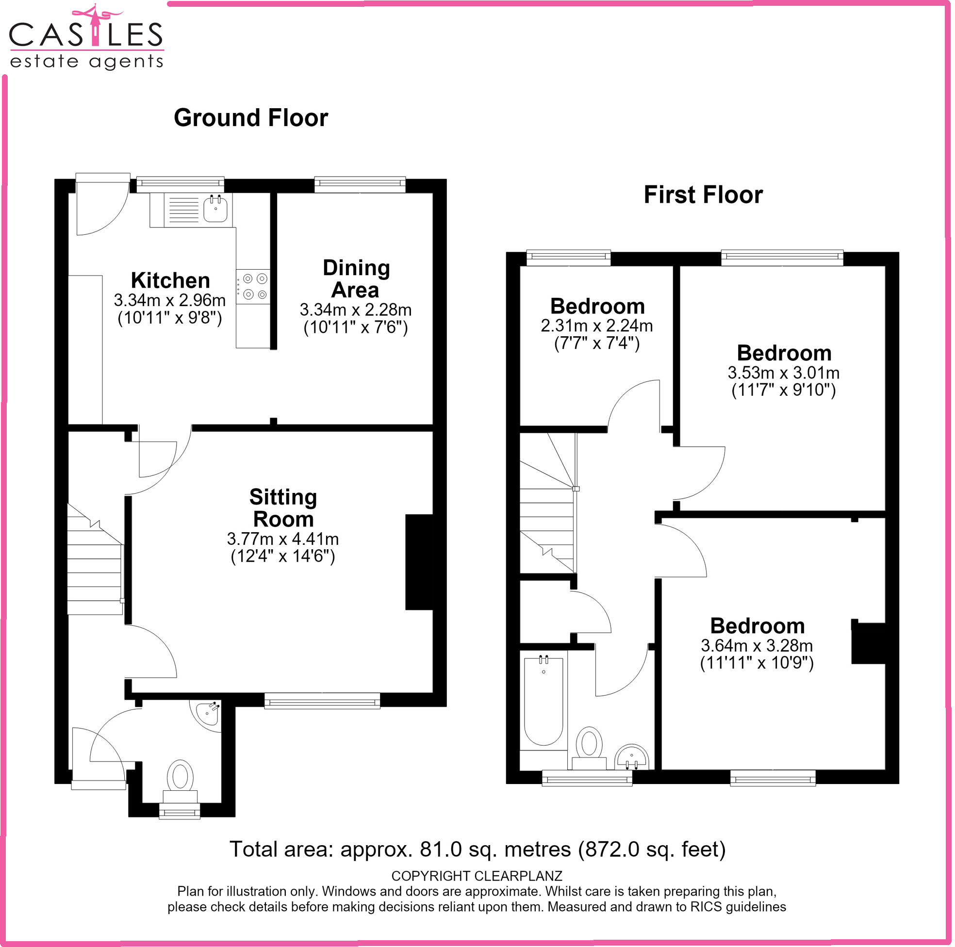 Andover Road, Ludgershall, Wiltshire floorplan