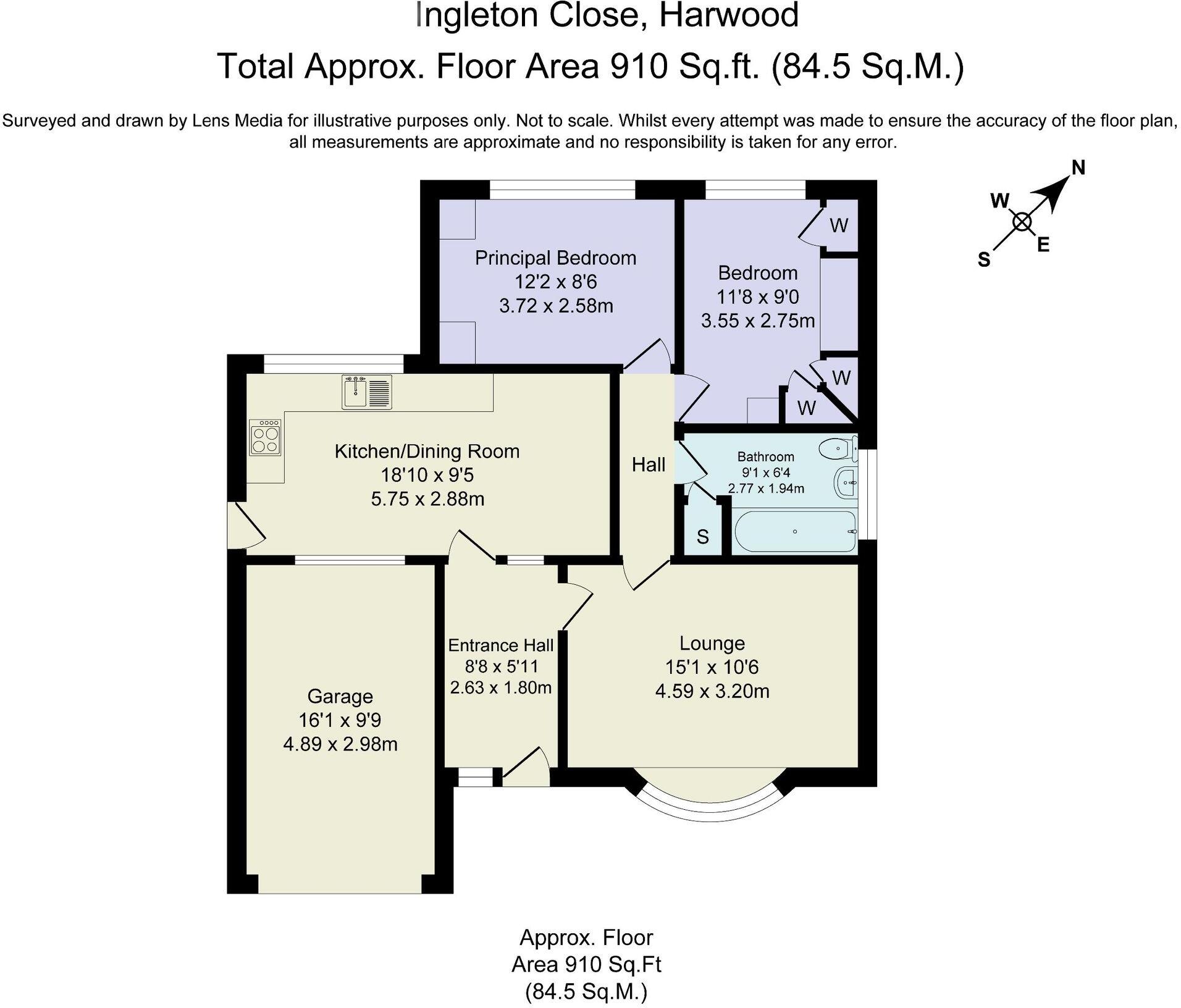 Ingleton Close, Bolton, BL2 floorplan