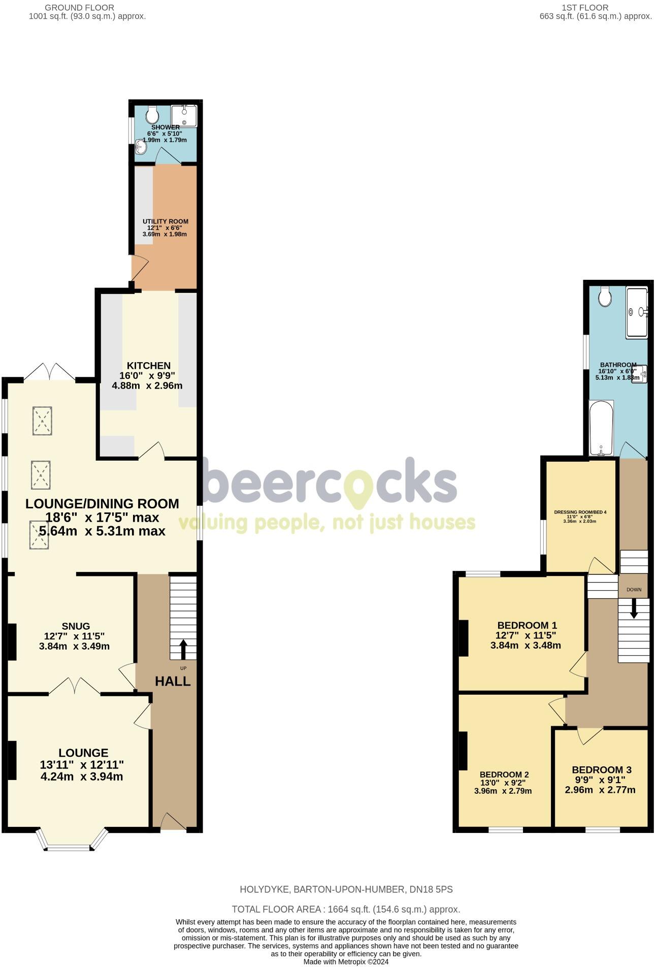 Holydyke, Barton-Upon-Humber, DN18 5PS floorplan