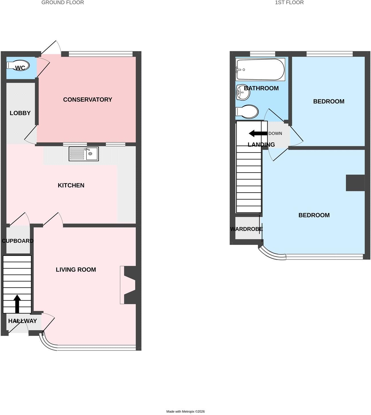 Corndon Crescent, Sundorne, Shrewsbury, Shropshire, SY1 floorplan