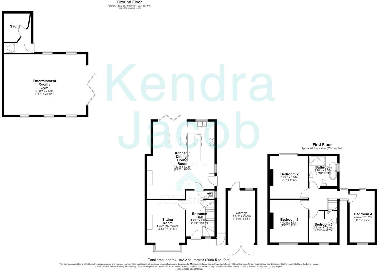The Baulk, Worksop floorplan