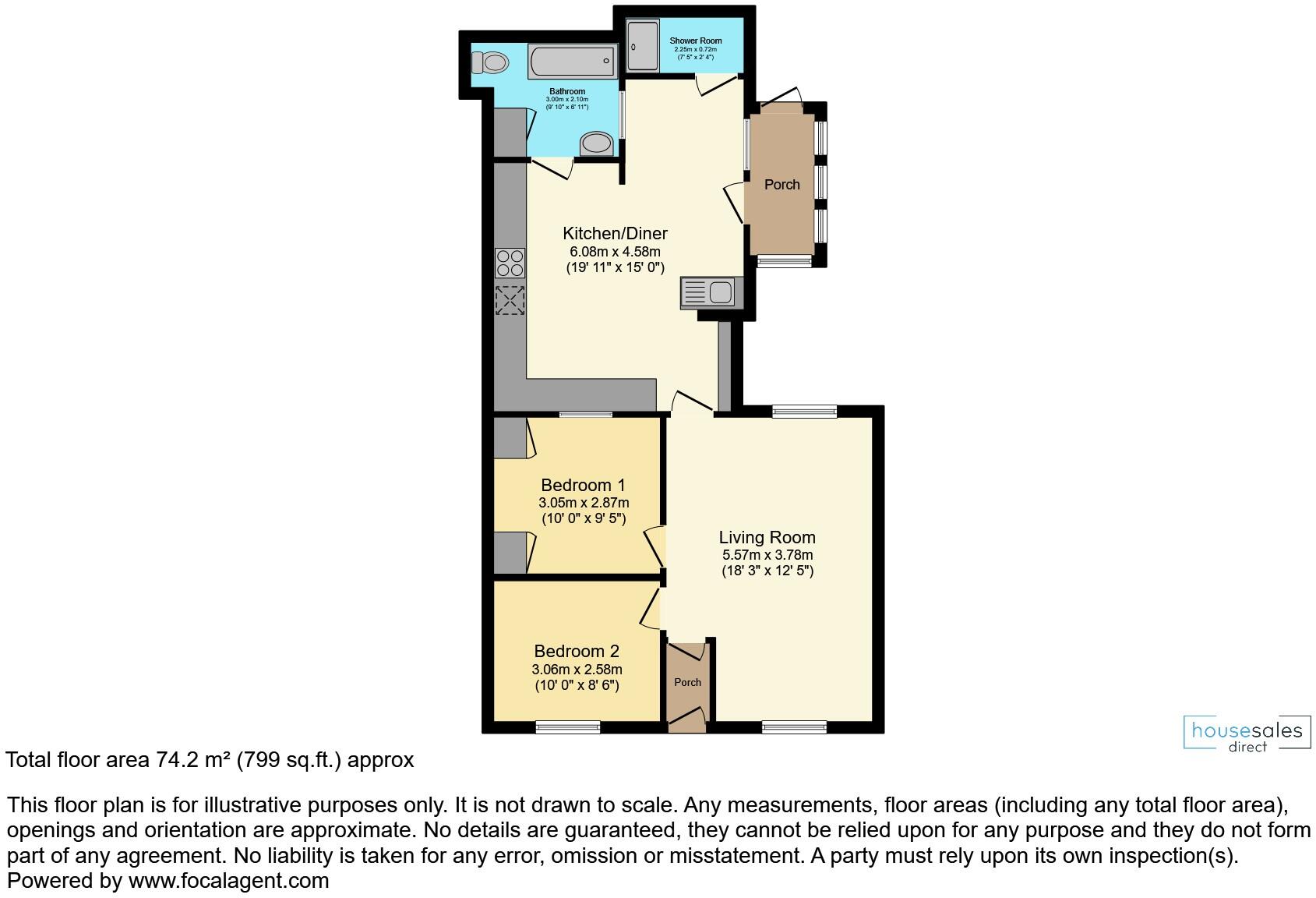 Gelli Houses Cymmer, Port Talbot, SA13 floorplan