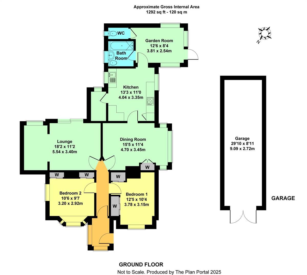 Clapham Hill, Whitstable floorplan