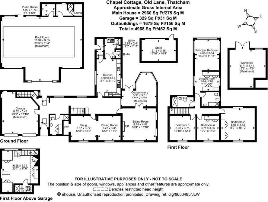 Chapel Cottage, Old Lane, Ashford Hill, Thatcham, Berkshire floorplan